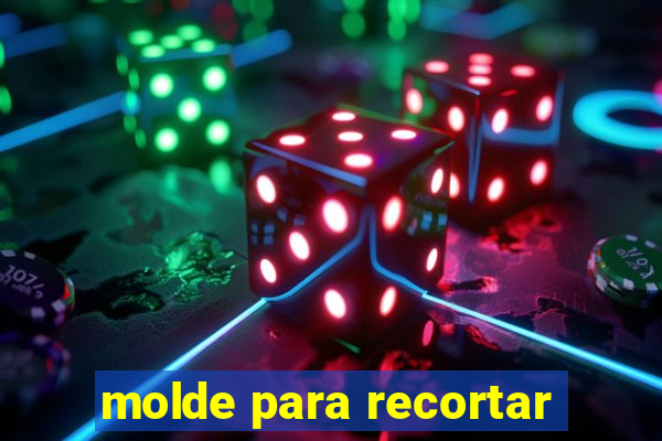 molde para recortar